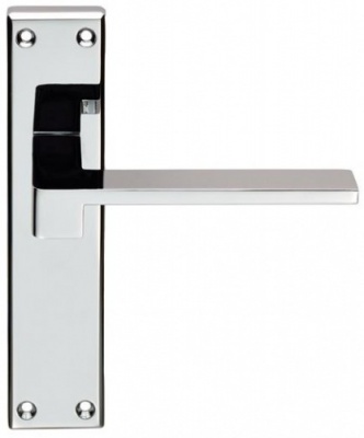 Equi Lever Door Handle on Various Backplates